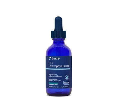 Trace Minerals Concentrated Ionic Chlorophyll | Supports & Immune Function | Antioxidant | Supports Blood & Energy | Mint Flavored | 2.0oz 6,000mg/bot