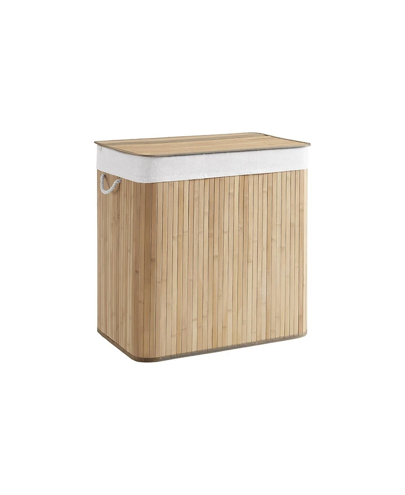 Slickblue 3-Section Laundry Hamper with Lid