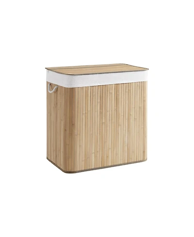 Slickblue 3-Section Laundry Hamper with Lid