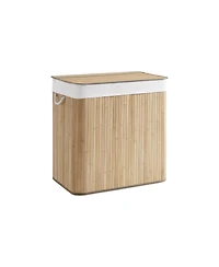 Slickblue 3-Section Laundry Hamper with Lid