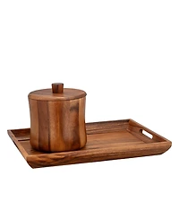 Kraftware Acacia 19.5" Gallery Serving Tray