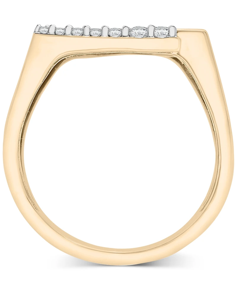 Wrapped Diamond MultiRow Wrap Ring (1/4 ct. t.w.) 10k Gold, Created for Macy's
