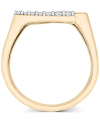 Wrapped Diamond MultiRow Wrap Ring (1/4 ct. t.w.) 10k Gold, Created for Macy's