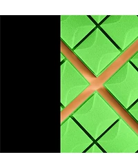 Fstop Labs 12"x12"x2” Mini Mushroom Acoustic Foam Panels, Soundproof Padding - 12 Pack