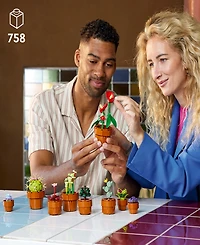 Lego Icons Tiny Plants and Flowers Build and Display Set 10329, 758 Pieces