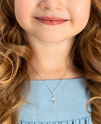 Tiny Blessings Kids Children's Sterling Silver Holy Cross 12-14" Necklace