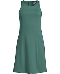 Lands' End Women's High Impact Crew Neck Active Dress