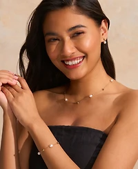 Olivia Burton by the Sea Cultivated Pearl Gold-Plated Bracelet
