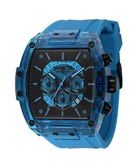 Invicta Men's 44354 S1 Rally Quartz Chronograph Black, Blue Dial Watch