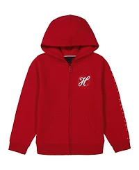 Tommy Hilfiger Toddler and Little Girls Fleece Zip Hoodie