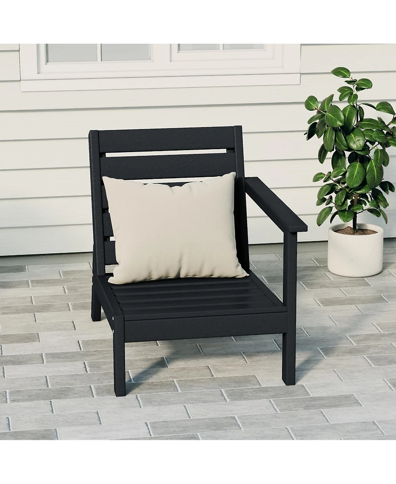 WestinTrends Outdoor Patio Hdpe Right Arm Facing Deep Seating Corner Chair