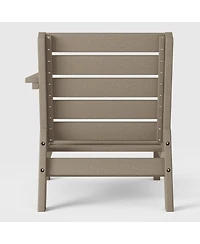 WestinTrends Outdoor Patio Hdpe Right Arm Facing Deep Seating Corner Chair