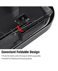 Salon Folding Rolling Tray Station Service Trolley Storage Cart For Barber Shop