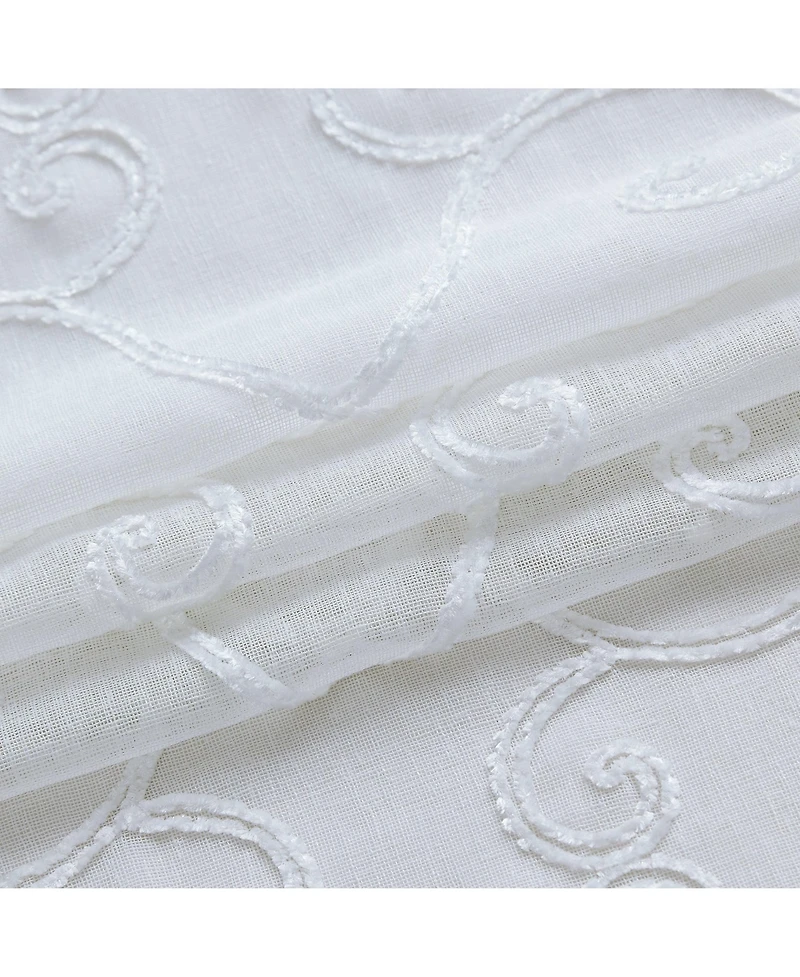 Dainty Home Sophia Linen Look 76" W x 84" L Grommet Window Panel Set
