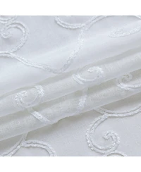 Dainty Home Sophia Linen Look 76" W x 84" L Grommet Window Panel Set