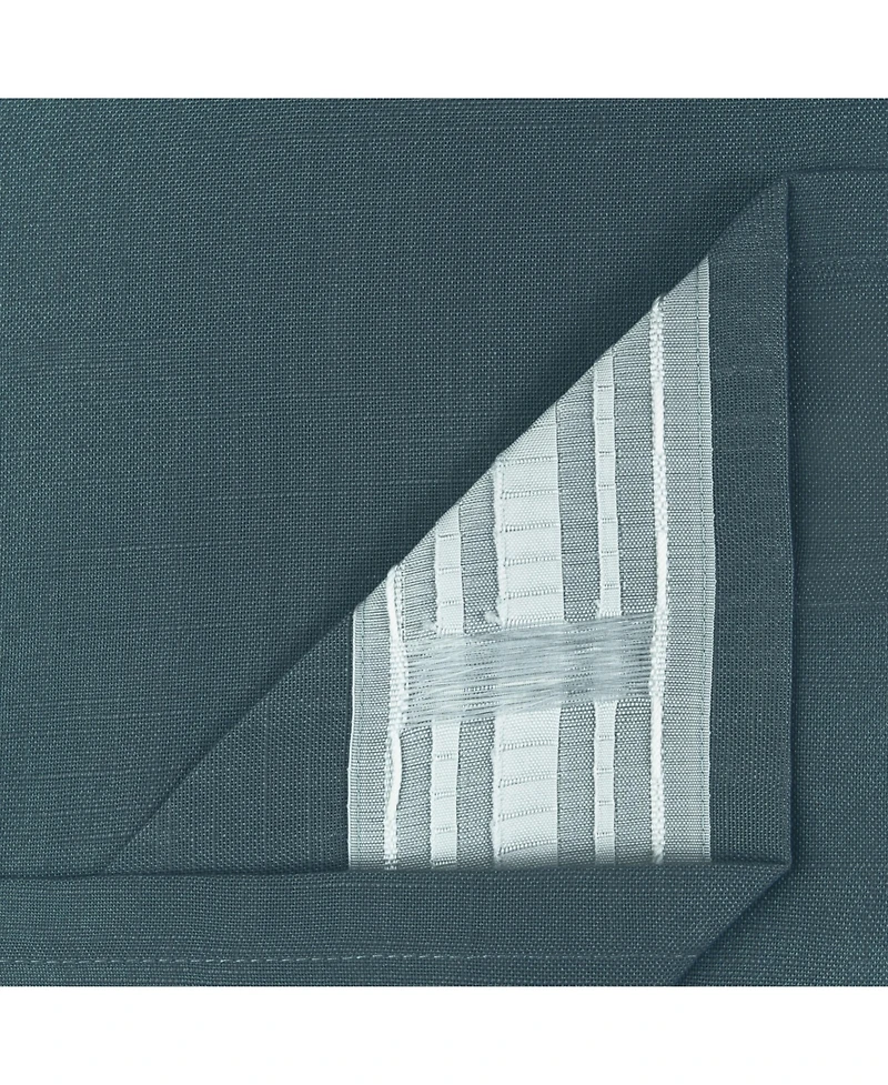 Chanasya Premium 2-Panel Soft Textured Semi Sheer Curtains for Window Living Room Bedroom Kitchen Office