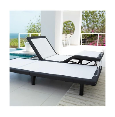 Cariloha Classic Adjustable Mattress Base | Split King | 6", 9", 12" | Viscose Material | Adjustable Height, Quiet Motor, Wireless Remote