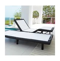 Cariloha Classic Adjustable Mattress Base | Split King | 6", 9", 12" | Viscose Material | Adjustable Height, Quiet Motor, Wireless Remote