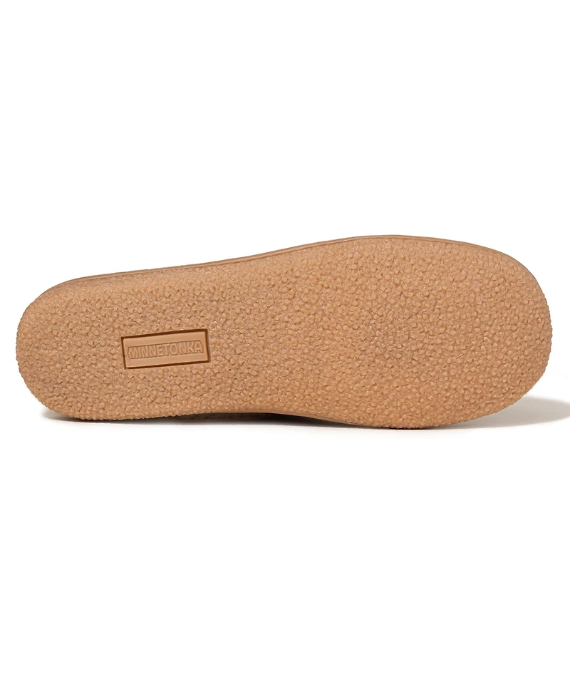 Minnetonka Women's Camp Collar Scuff Slippers