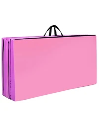 Costway 4'x 10'x 2''Folding Gymnastics Tumbling Mat Indoor Outdoor Gym Stretching Yoga