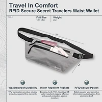 Cocoon - Premium - Rfid Secure Secret Travelers Waist Wallet