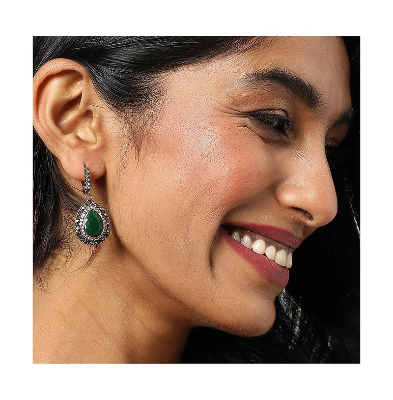 Sohi Women's Teardrop Drop Earrings