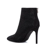 Xti Women's Suede Stiletto Booties By Xti