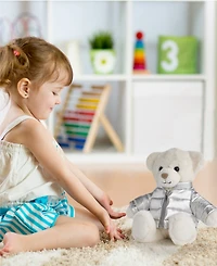 Geoffrey's Toy Box Plush Bear with Puffy Jacket, Created for Macy's