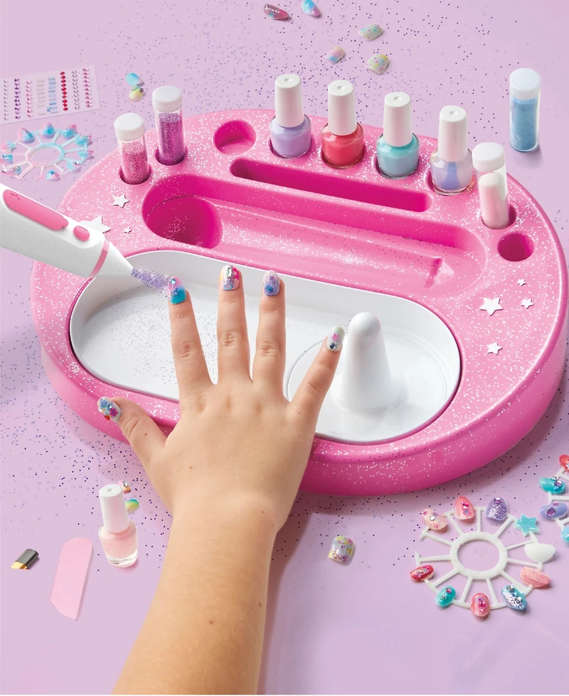 Geoffrey's Toy Box Airbrush Glitter Salon Nail Design Studio Kit, Created for Macy's