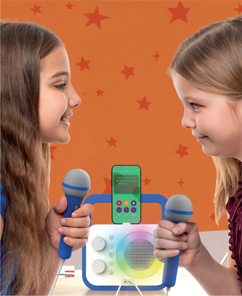 Geoffrey's Toy Box 2-Mic Karaoke Machine Music Station, Created for Macy's