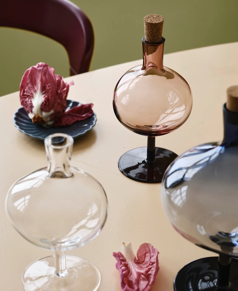 Kosta Boda 9'' Bod Bottle Crystal Glass Vase