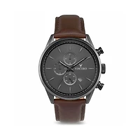 Vincero Men's Chrono S2 Chronograph Brown Leather Strap Watch 42mm