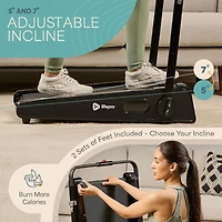 LifePro Smallest Portable Mini Walking Pad with Adjustable Handlebar
