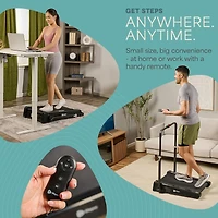 LifePro Smallest Portable Mini Walking Pad with Adjustable Handlebar