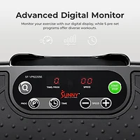 Sunny Health & Fitness Premium 2D Vibration Plate & Oscillation Therapy Platform for Weight Loss, Rehabilitation, Circulation, & Muscle Toning