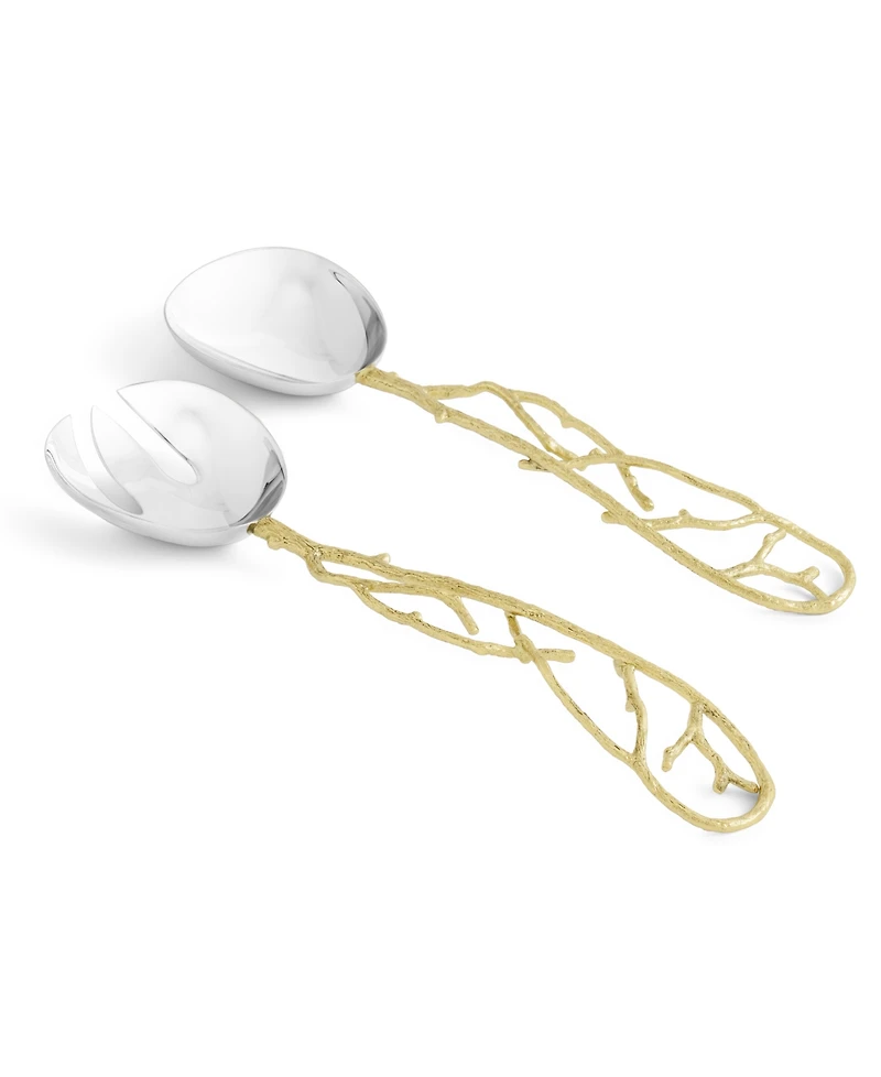 Michael Aram Butterfly Ginkgo Gold Serving Set, 2 Pieces