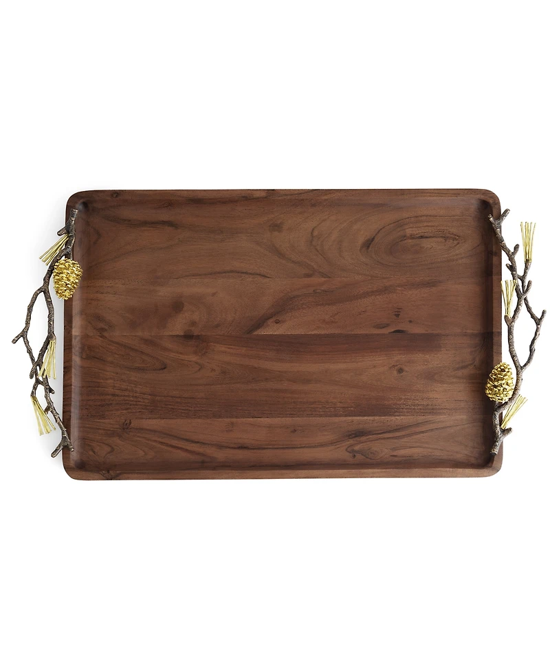 Michael Aram Pinecone Medium Wood Tray