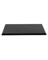 Lainy Home Modern Solid Crystal Tray, 9'' x 11''