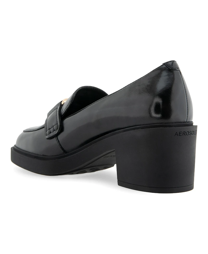 Aerosoles Women's Gibbon Block Heel Loafer