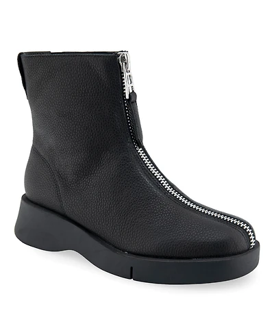 Aerosoles Women's Francis Front Zip Booties