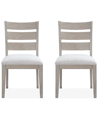 Sadie 2-Pc. Ladder Back Chair Set, Created for Macy's