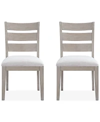 Sadie 2-Pc. Ladder Back Chair Set, Created for Macy's