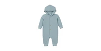 Gerber Baby Boys Hooded Long Sleeve Romper