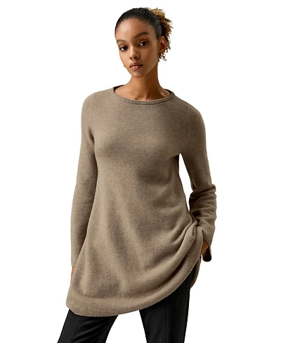 Lilysilk Women's Cashmere Detachable Turtleneck Pullover Sweater