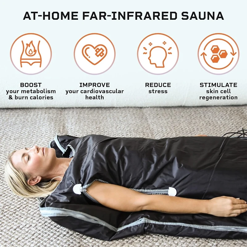LifePro Bioremedy Sauna Blanket – Portable Far Infrared Detox Blanket for Home Relaxation