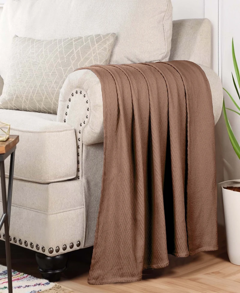 Superior Chevron All-Season Cotton Throw, 50" x 60"