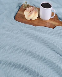 Superior Chevron All-Season Cotton Blanket