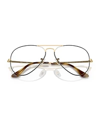 Ray-Ban Unisex Aviator Optics Eyeglasses, RB6489