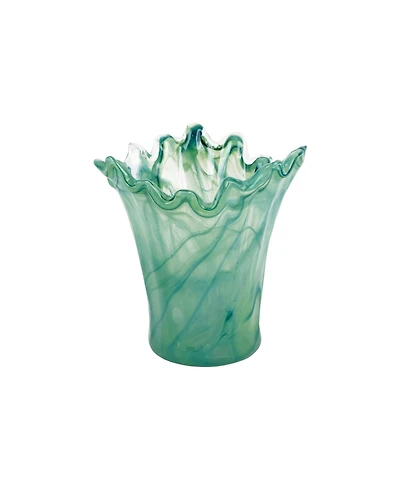 Vietri Onda Glass Short Vase