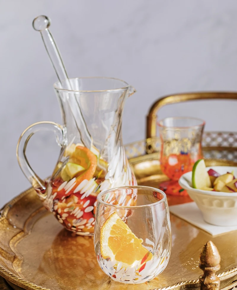 Vietri Chiara Pitcher and Stirrer Set
